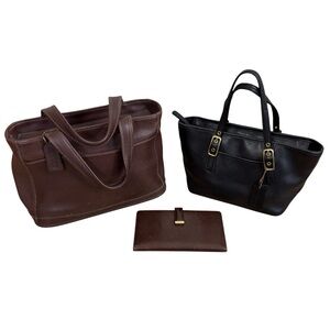 Vintage Coach Leather Purse Lot Styles 9303, 9846 & Lexington Wallet